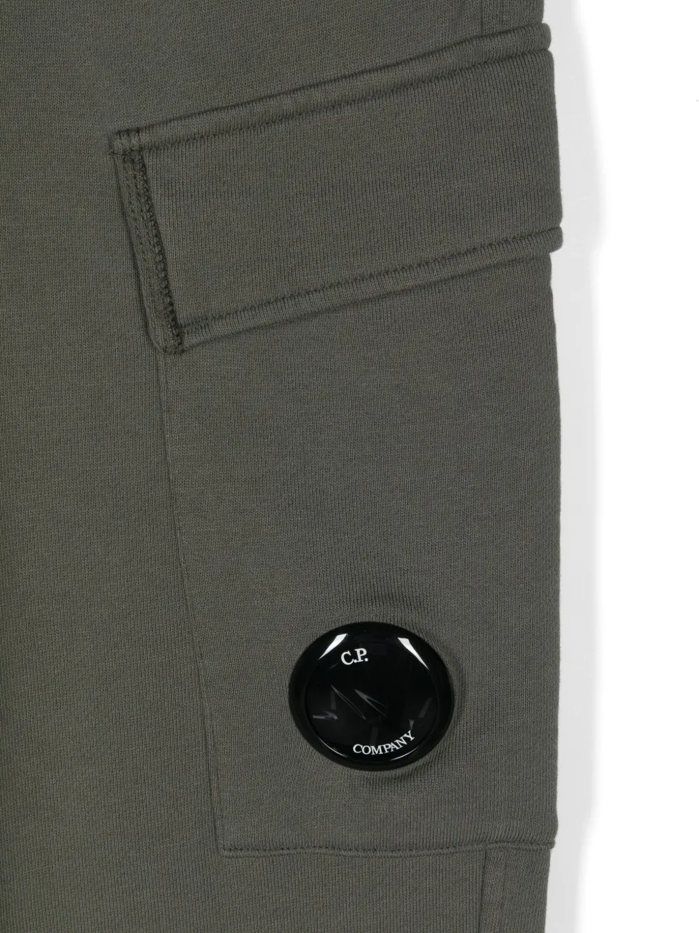 C.P. Company Kids Trainingsbroek met Lens-detail Groen
