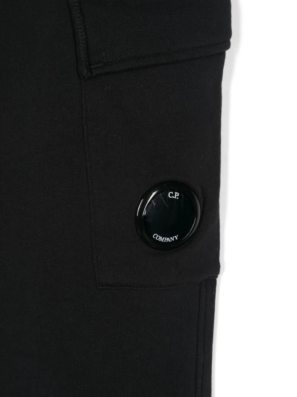 C.P. Company Kids Trainingsbroek met detail Zwart