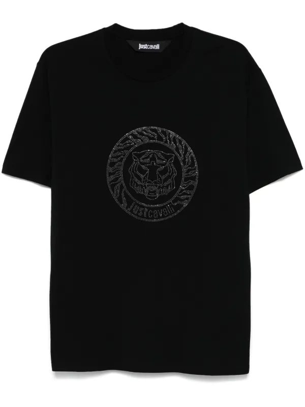 Tシャツ・カットソー JUST CAVALLI Men T-shirt Black 77OAHA02CJ718 899 Just Cavalli T-shirt | italist
