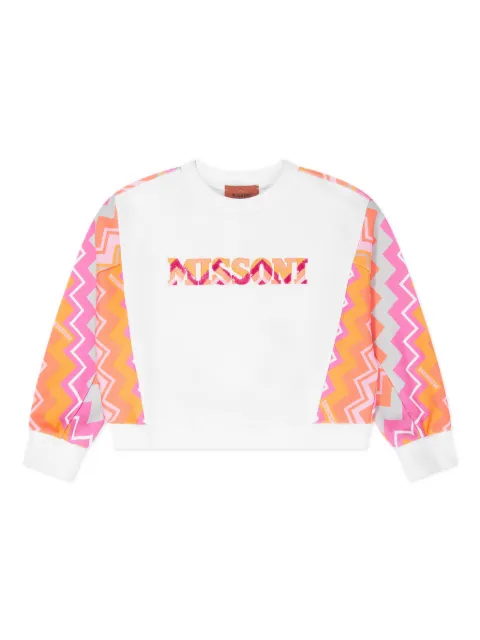 Missoni Kids zigzag-print sweatshirt