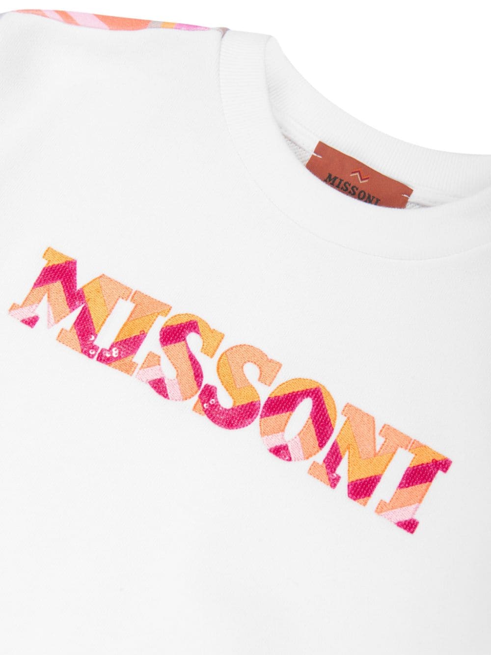 Shop Missoni Zigzag-print Sweatshirt In Orange