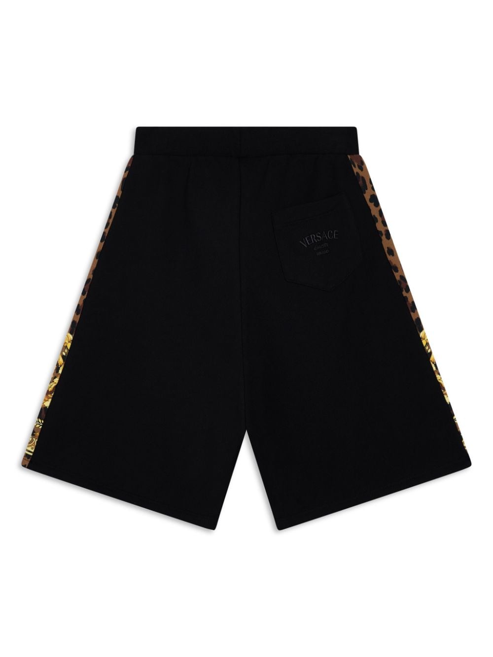 Versace Kids barocco-print shorts - Zwart