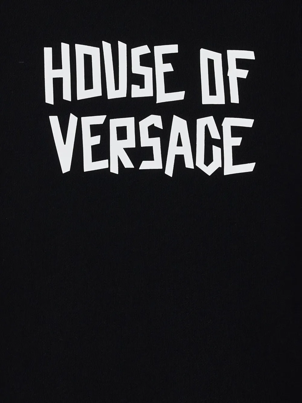 Versace Kids Jurk met lange mouwen en logoprint Zwart