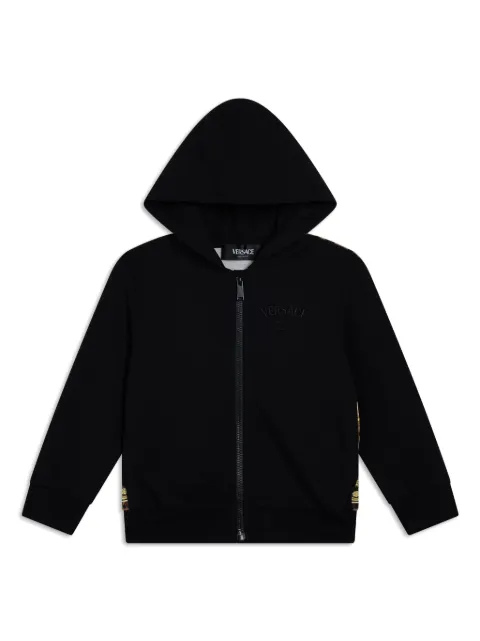 Versace Kids baroque-print long sleeve hoodie 