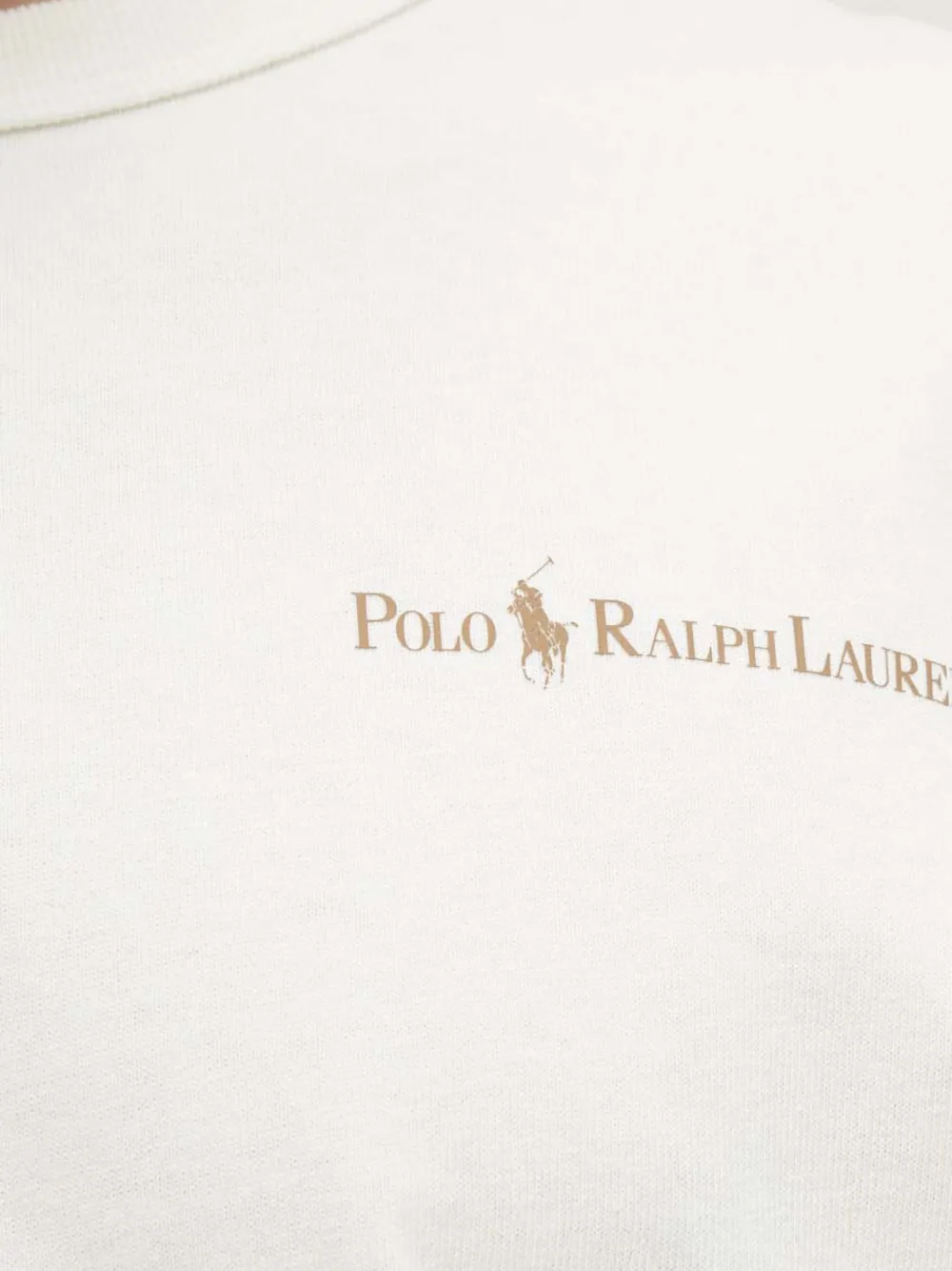 Polo Ralph Lauren T-shirt met logoprint Beige