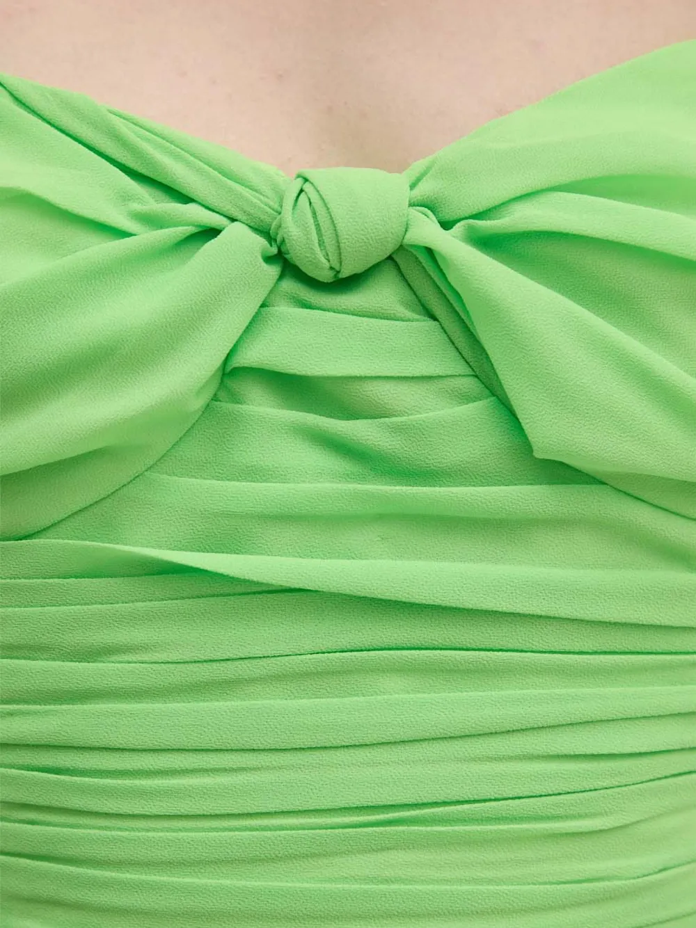 Polo Ralph Lauren Mini-jurk met geknoopt detail Groen