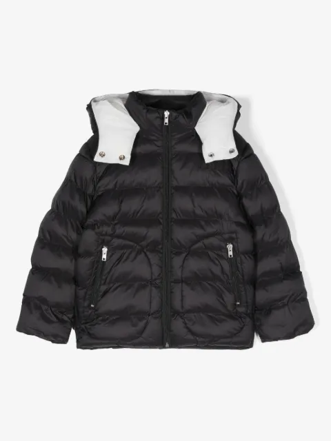 Marni Kids logo-embroidered jacket