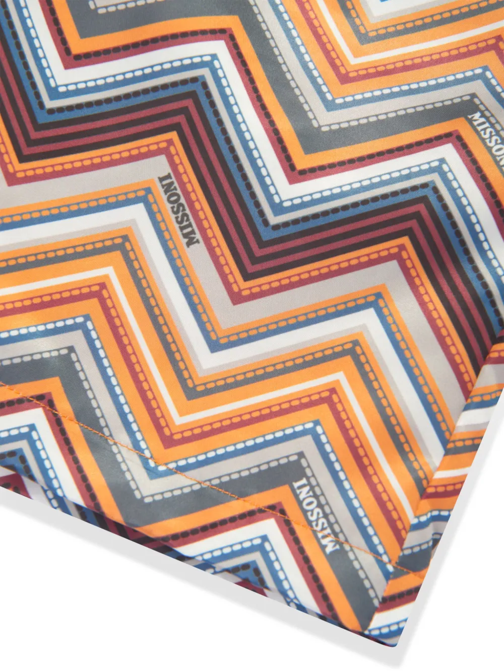 Missoni Kids Shorts met zigzag-patroon Oranje