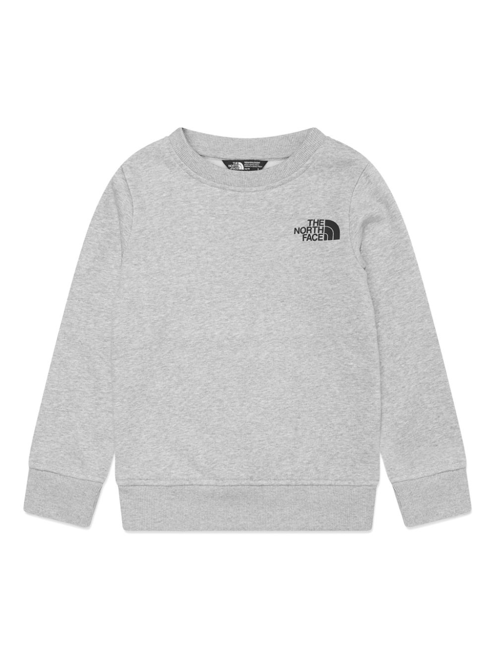 The North Face Kids logo print Sweatshirt Grey FARFETCH