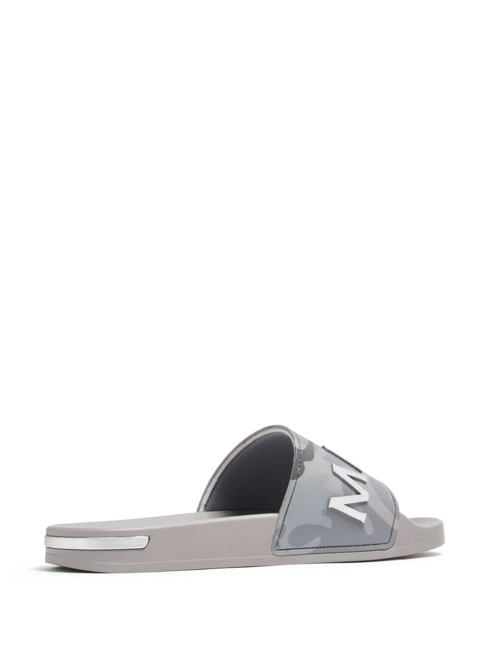 Shop Mallet Logo-lettering Slides In Grey