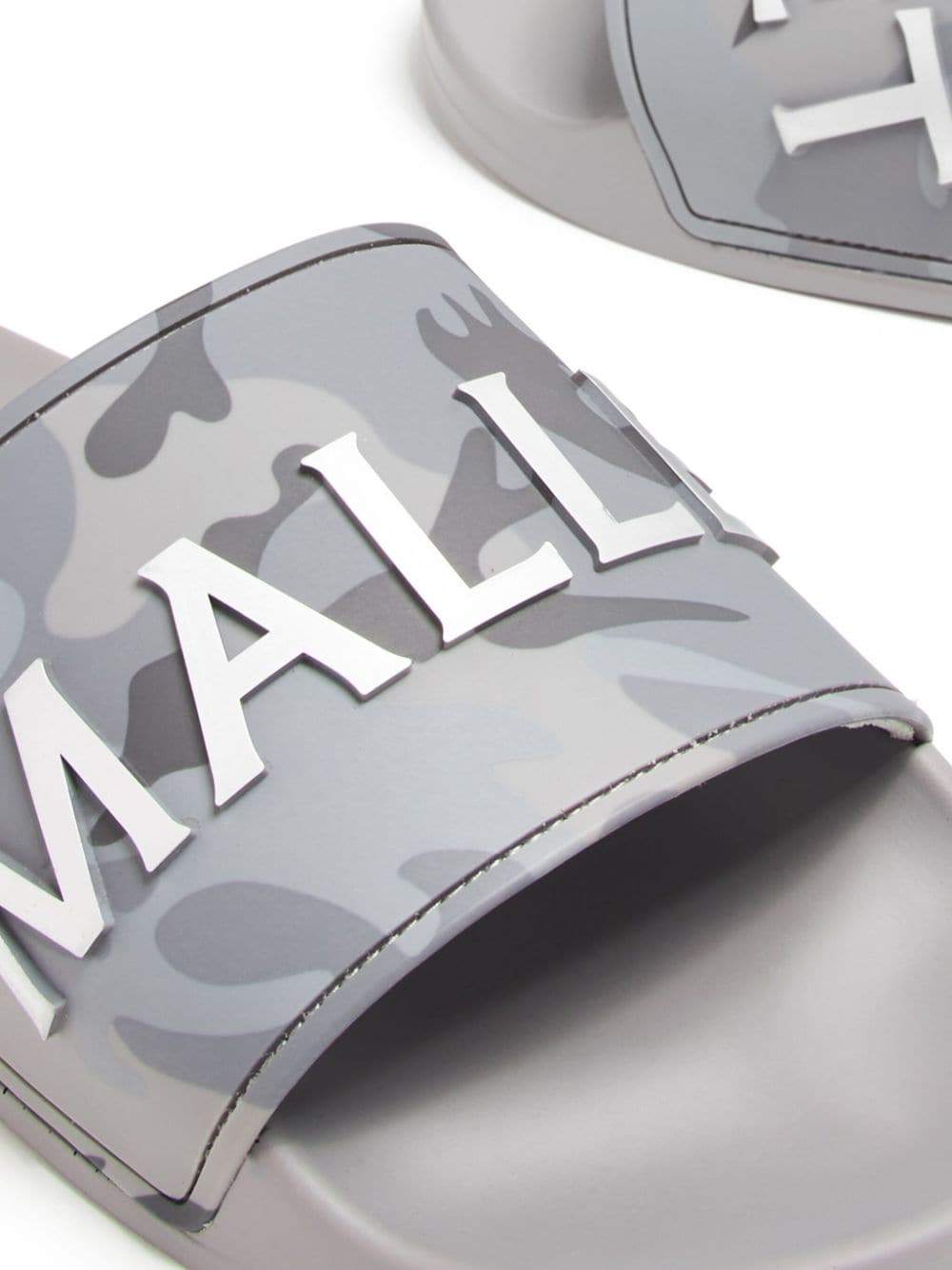 Shop Mallet Logo-lettering Slides In Grey