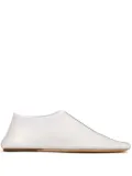Christopher Esber mesh flat ballerina shoes - White