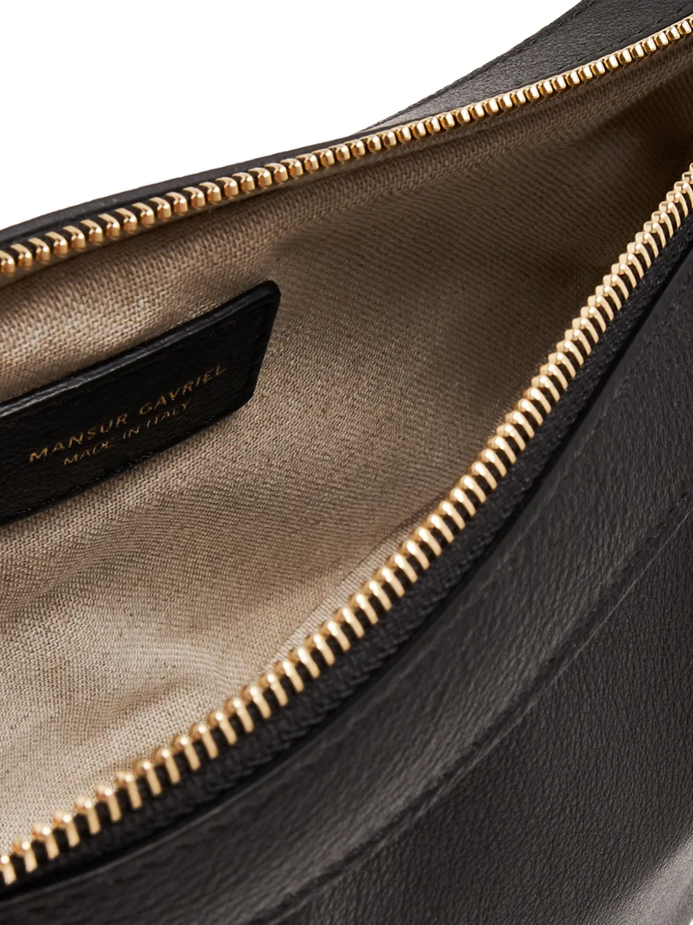 Mansur Gavriel Burberry Cotton T-shirt With Cross Stitch Ekd In Black