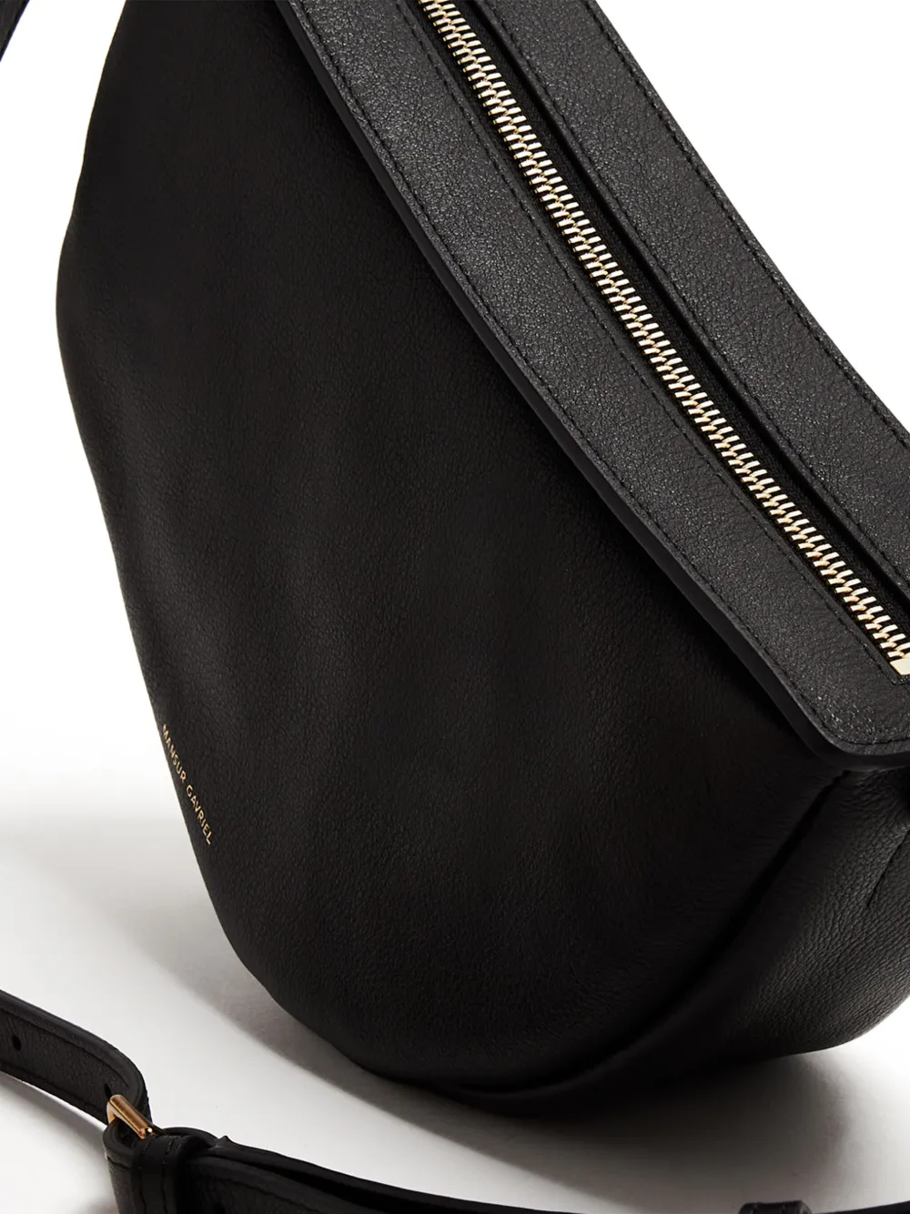 Mansur Gavriel Burberry Cotton T-shirt With Cross Stitch Ekd In Black