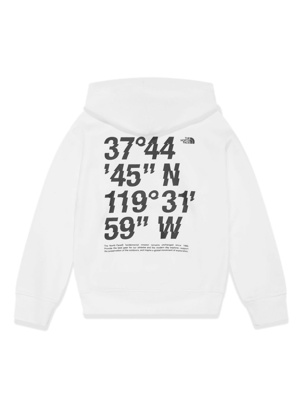 Shop The North Face Graphic-print Hoodie In White