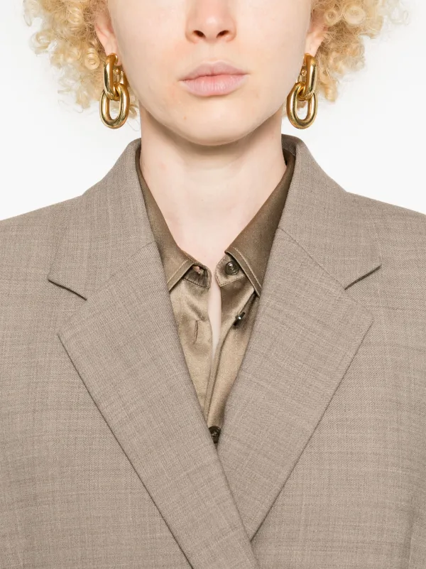 TOTEME double-breasted Blazer | Neutrals | FARFETCH