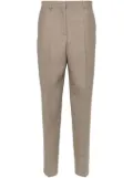 TOTEME mélange-effect trousers - Brown