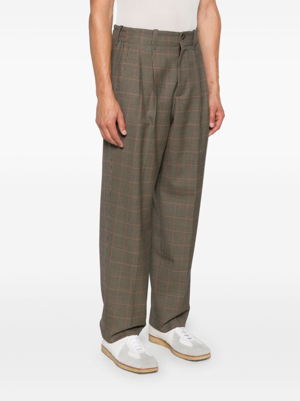 Shop Golden Goose Isiah Trousers In Brown