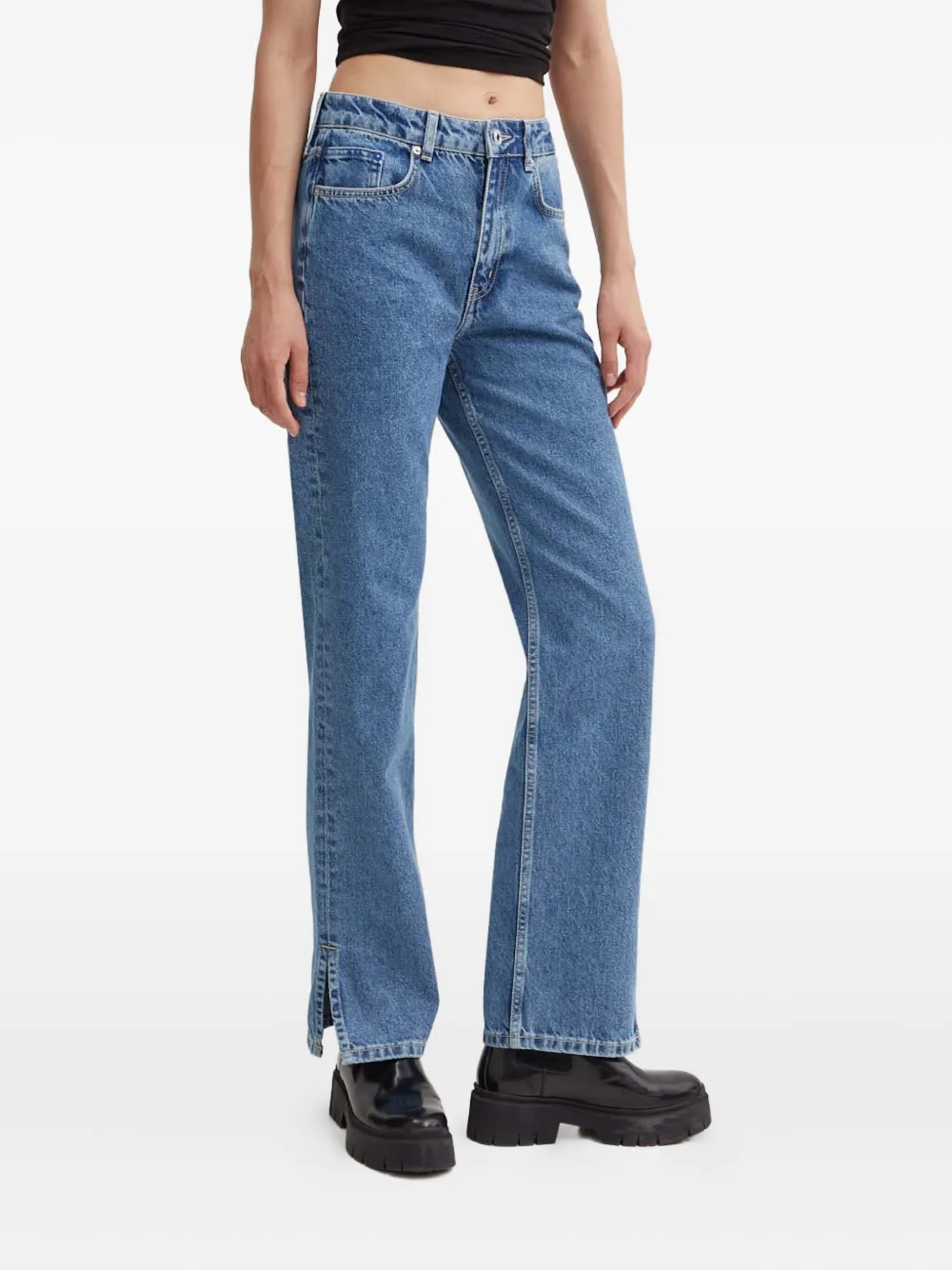 Karl Lagerfeld Jeans スリット ジーンズ - ブルー