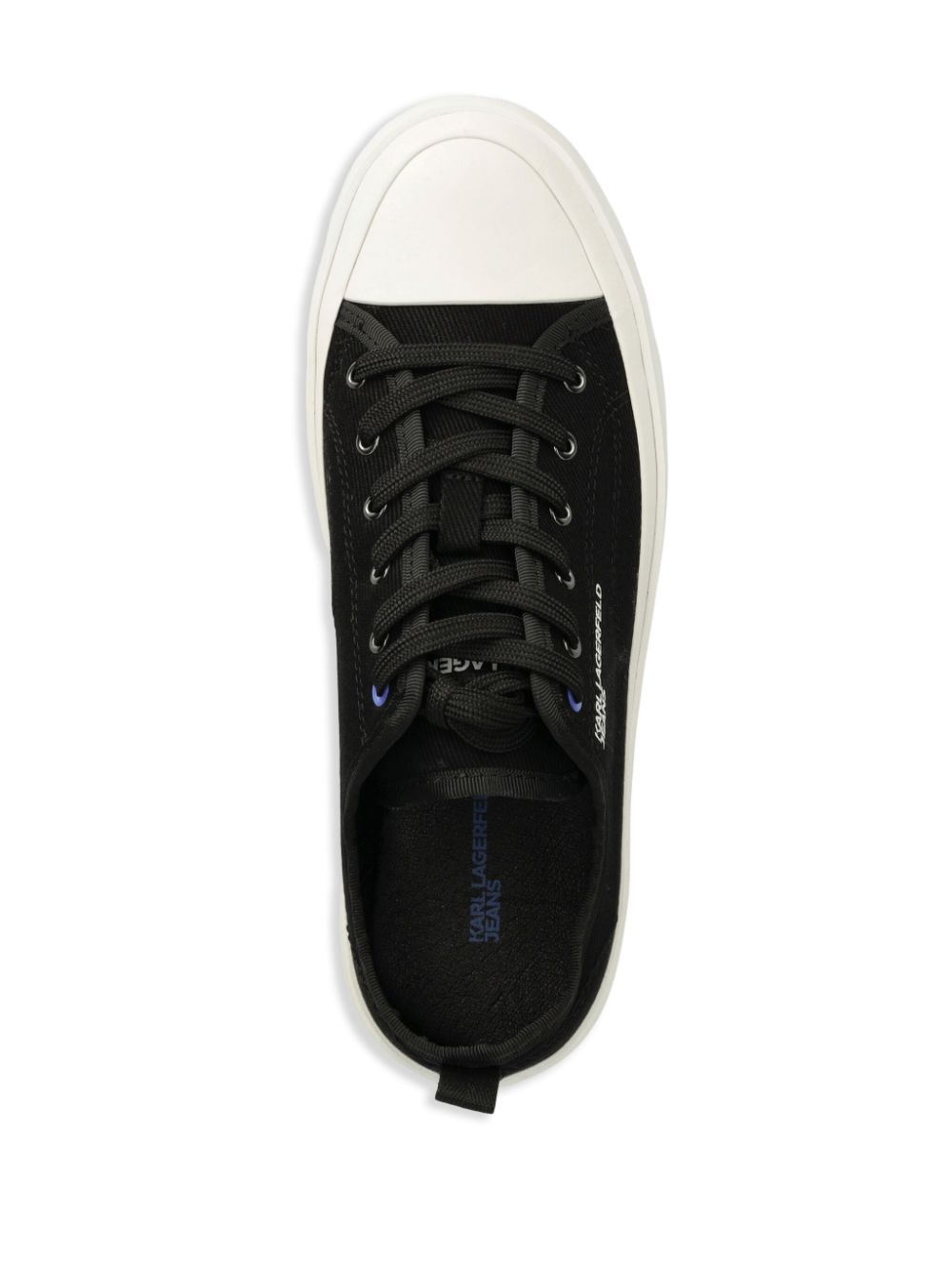 Karl Lagerfeld Jeans Sneakers met logoprint Zwart