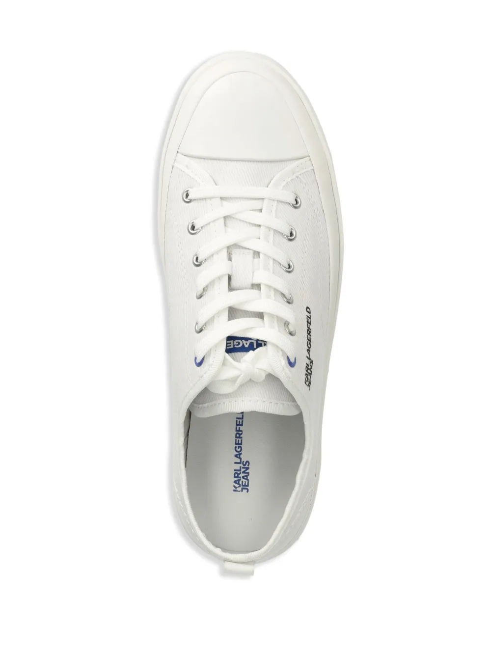 Karl Lagerfeld Jeans logo-print sneakers White