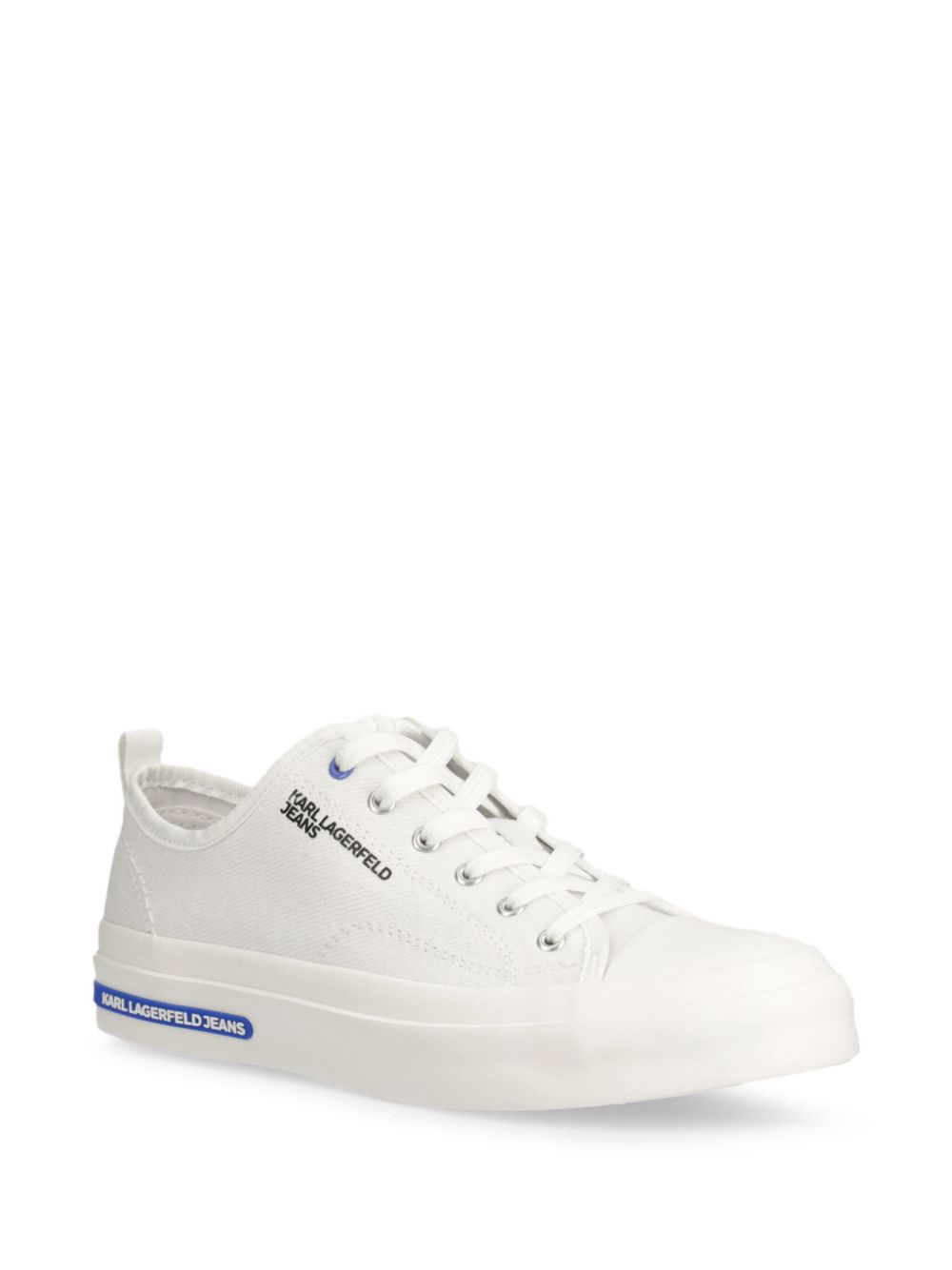 Karl Lagerfeld Jeans logo-print sneakers Wit