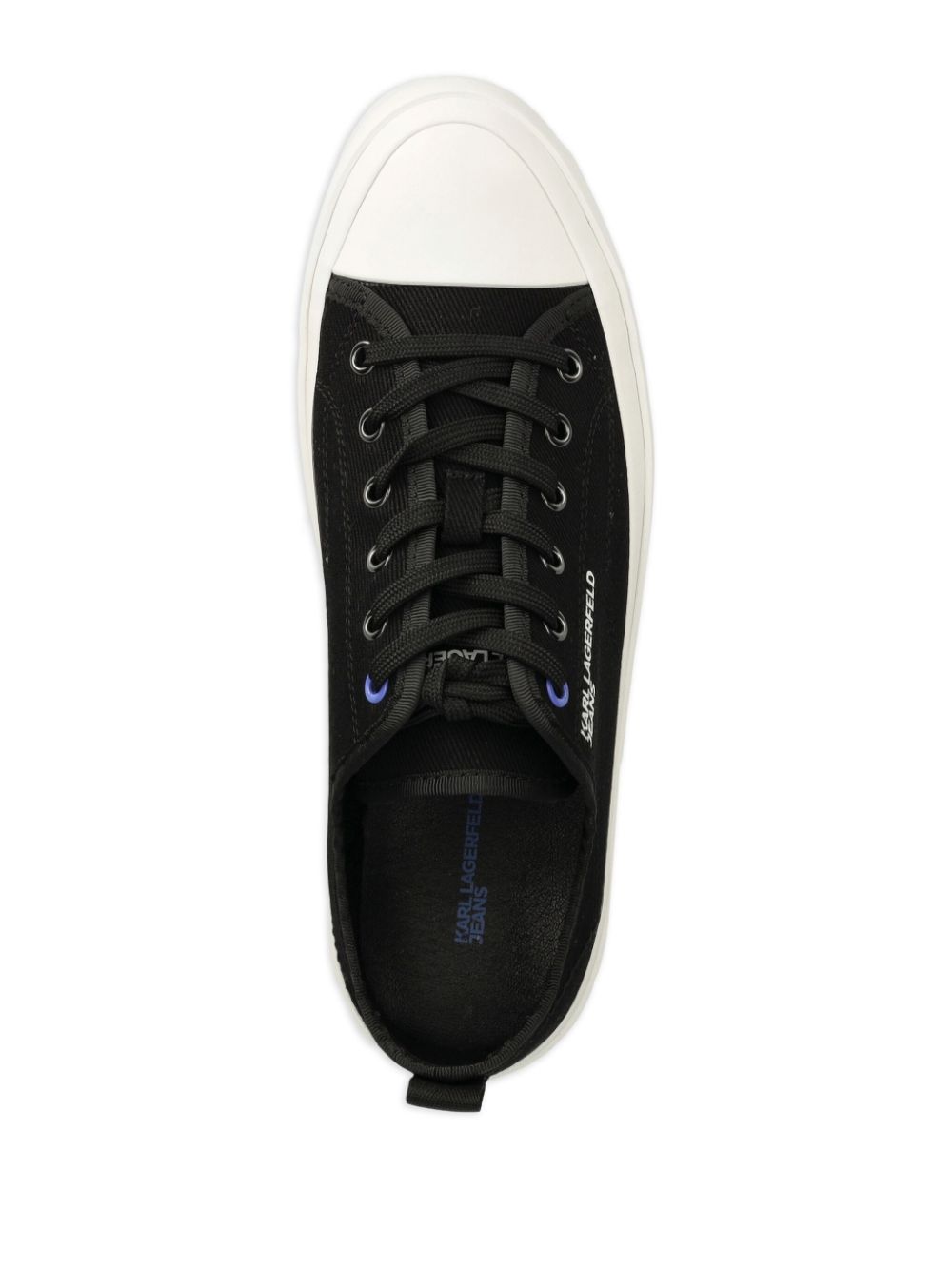 Karl Lagerfeld Jeans Sneakers met logoprint Zwart