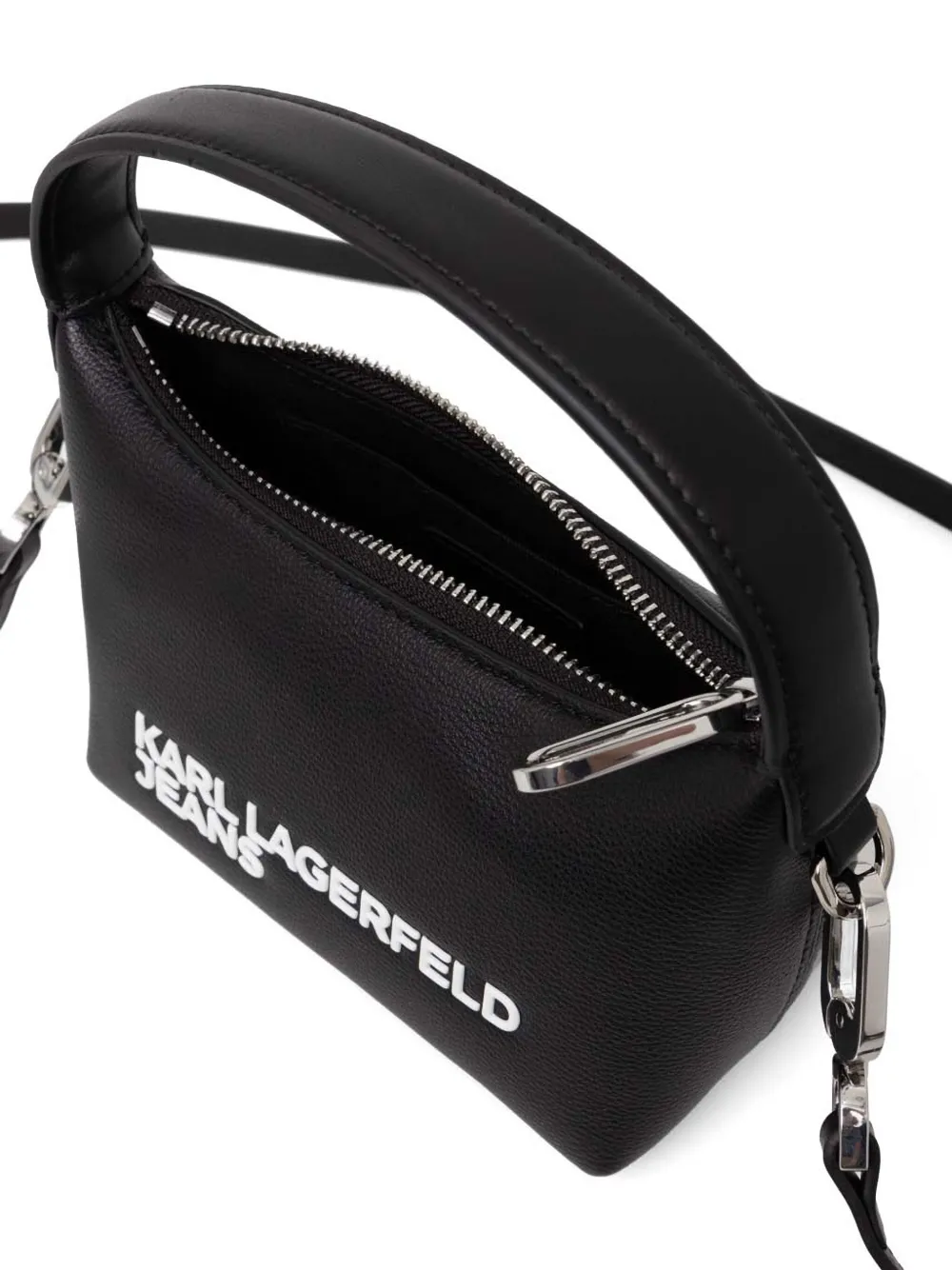 Karl Lagerfeld Jeans Crossbodytas met logoprint Zwart