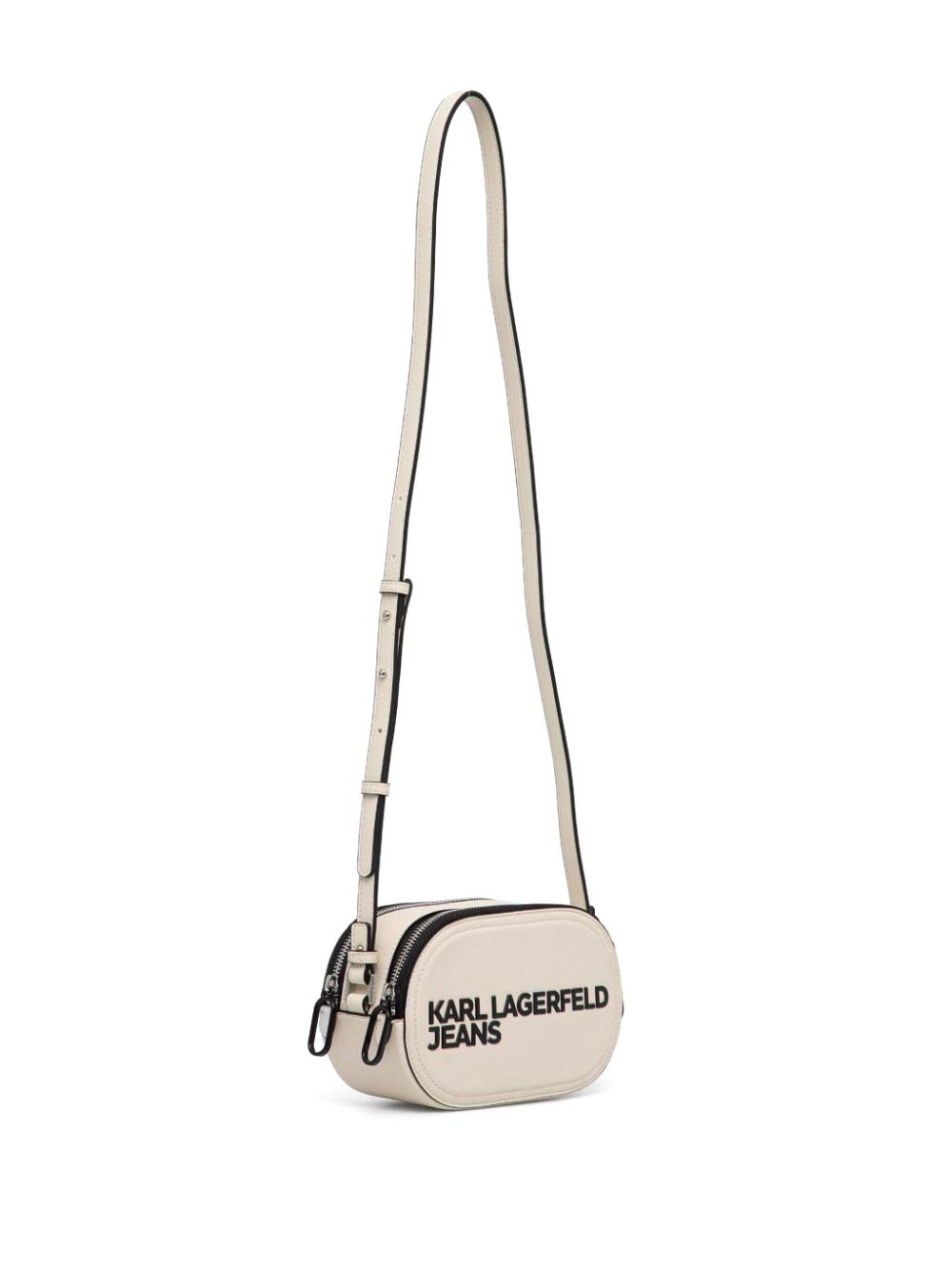 Karl Lagerfeld Jeans Crossbodytas met logoprint - Beige