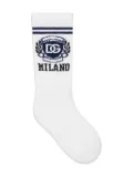 Dolce & Gabbana Kids logo-print socks - White