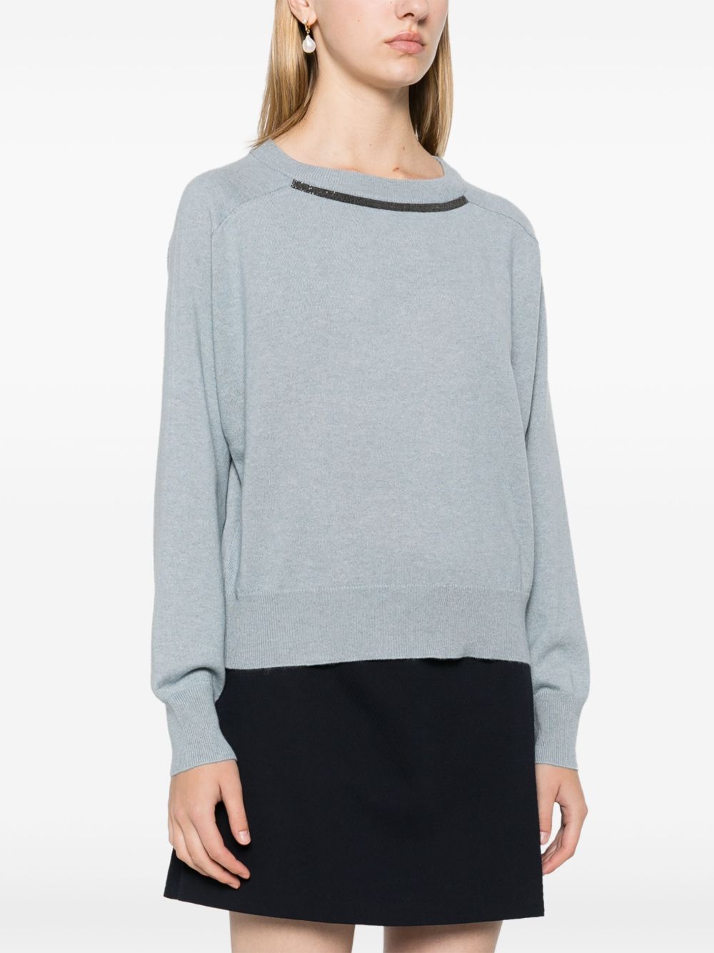 Brunello Cucinelli Monili-detail sweater Women