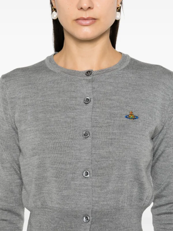 Vivienne westwood ニット　グレー Vivienne Westwood Bea カーディガン | グレー | FARFETCH JP