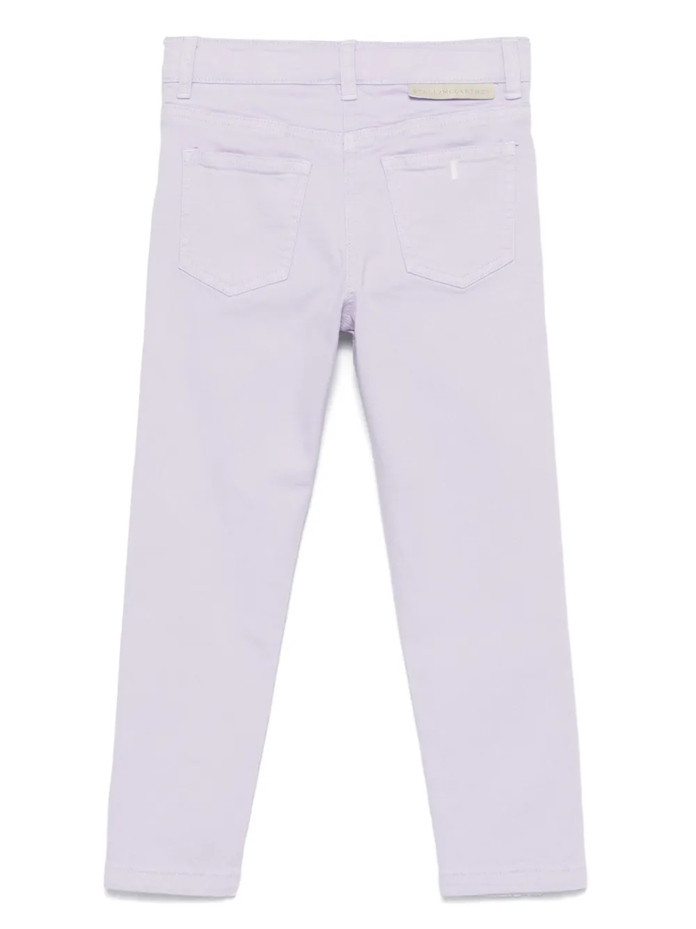 Stella McCartney Kids Chino met toelopende pijpen Paars