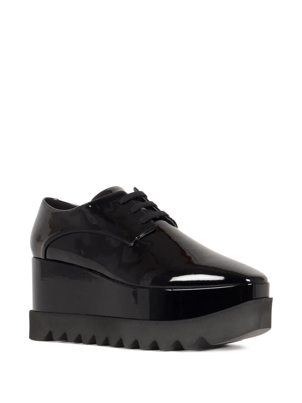 Stella McCartney 80mm Elyse Shiny oxfords Black