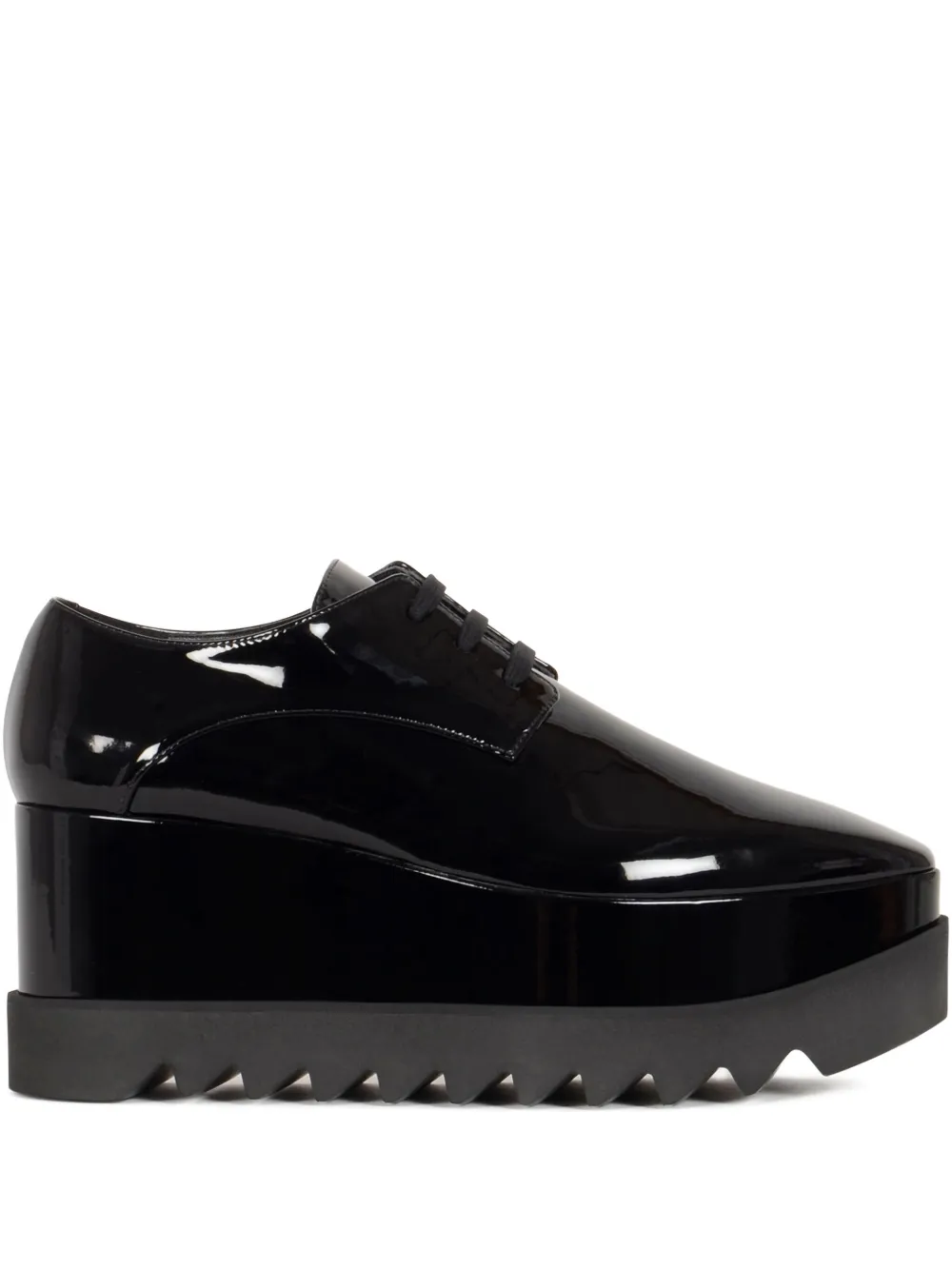 Stella McCartney 80mm Elyse Shiny oxfords Black