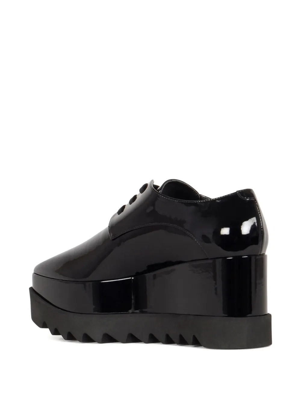 Stella McCartney 80mm Elyse Shiny oxfords Black