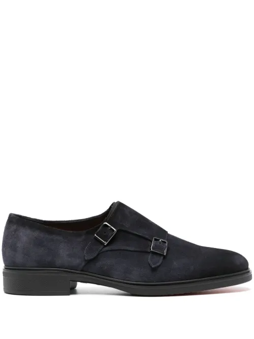 Chaussures en daim à boucles - Santoni - Modalova