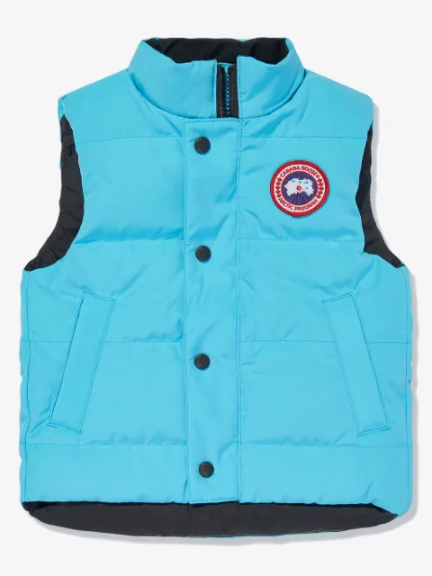 Canada Goose Kids gilet Vanier à patch logo