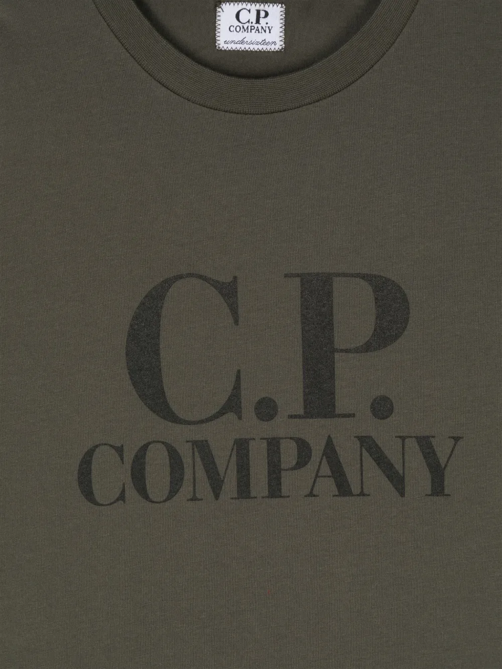 C.P. Company Kids T-shirt met logoprint Groen