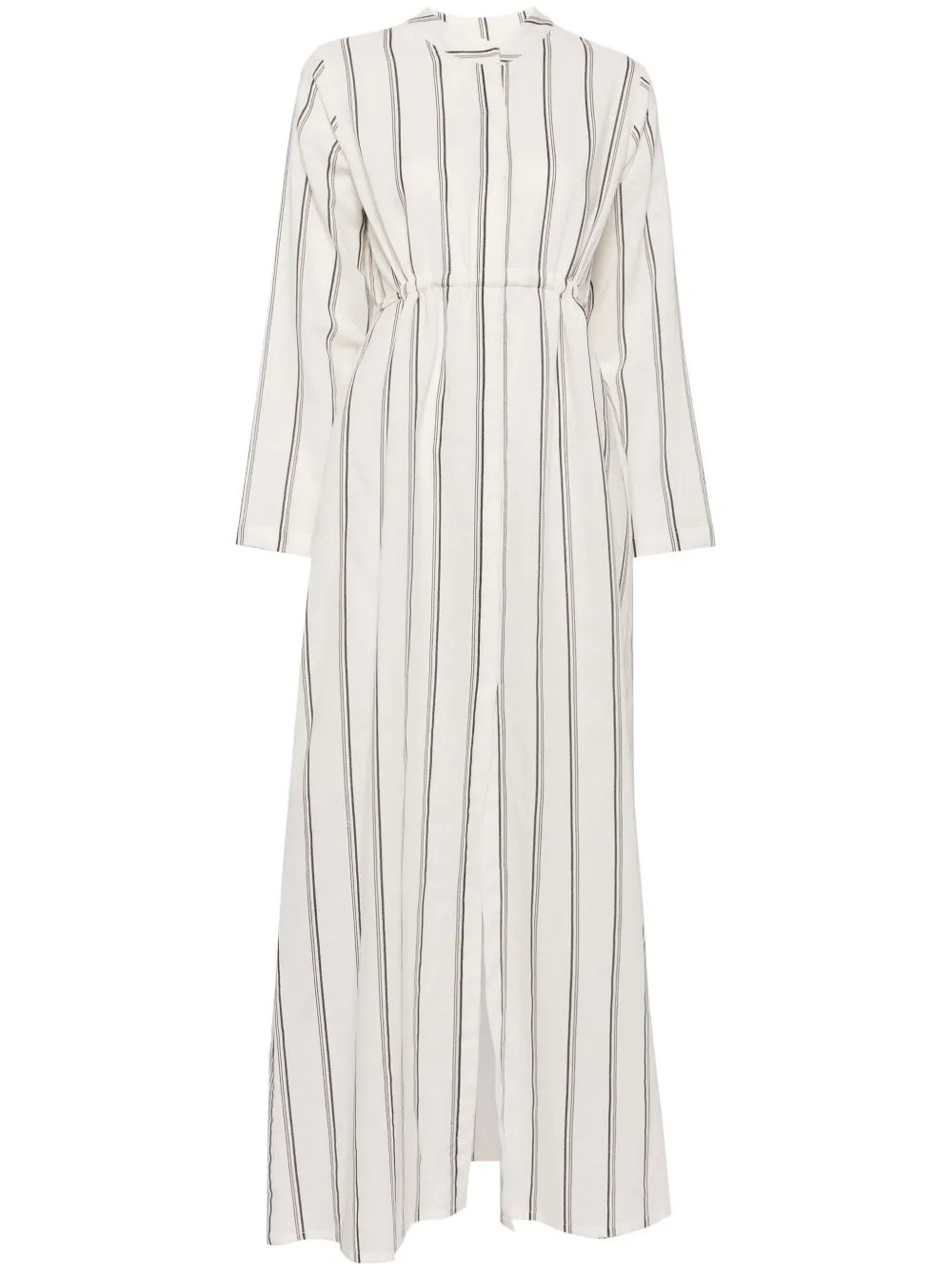 Bambah striped tie-string dress | Neutrals | Image 1