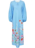 Bambah Hibiscus Tuscan dress - Blue