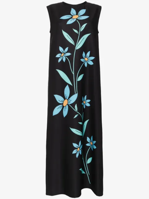 Bambah Hibiscus ノースリーブ ドレス