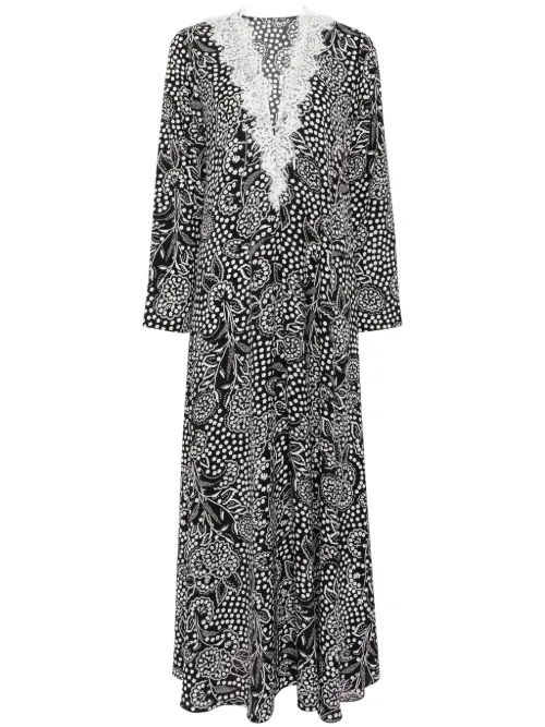 Bambah robe longue Azalea - Noir - Bambah - Modalova