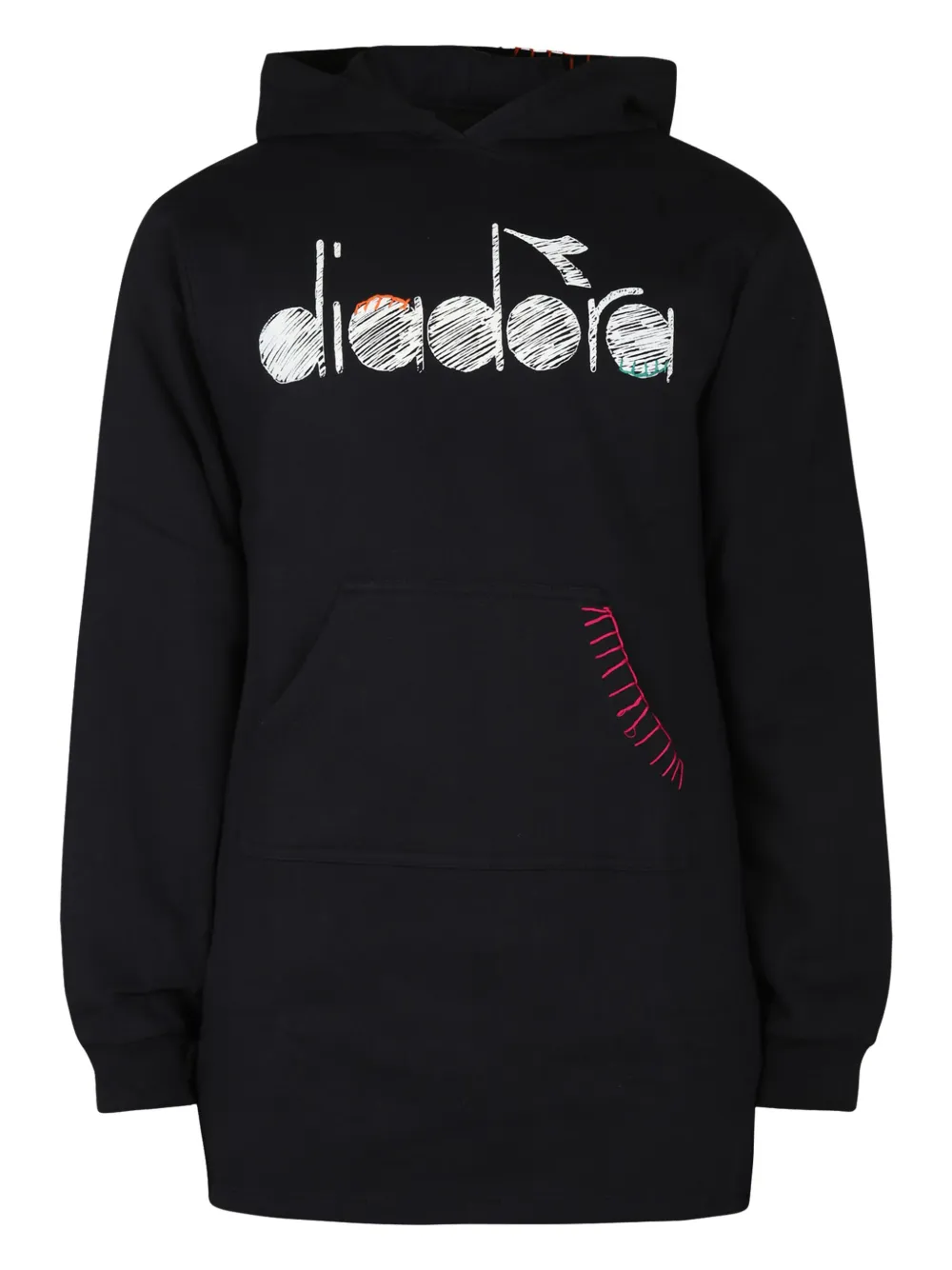 Diadora Junior logo-print dress | Black | Image 1