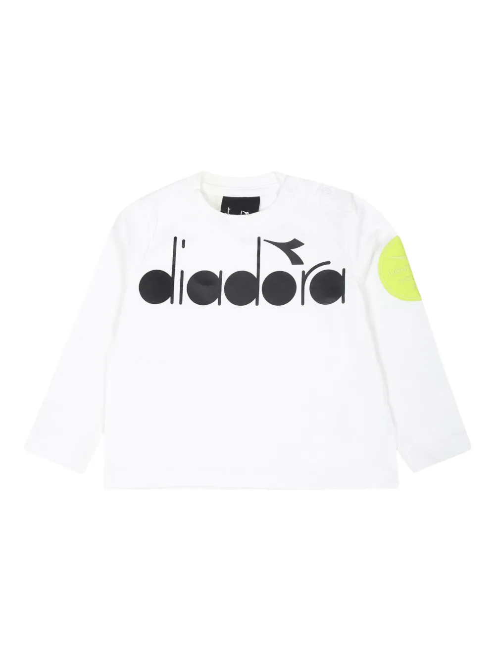 Diadora Junior ロゴ Tシャツ - ホワイト Diadora Junior ロゴ Tシャツ - ホワイト
