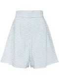 Bambah Blue Striped Kate Culottes - White