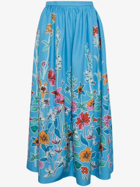 Bambah Gonna midi Hibiscus