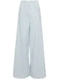 Bambah Blue Striped Kate Pants - White