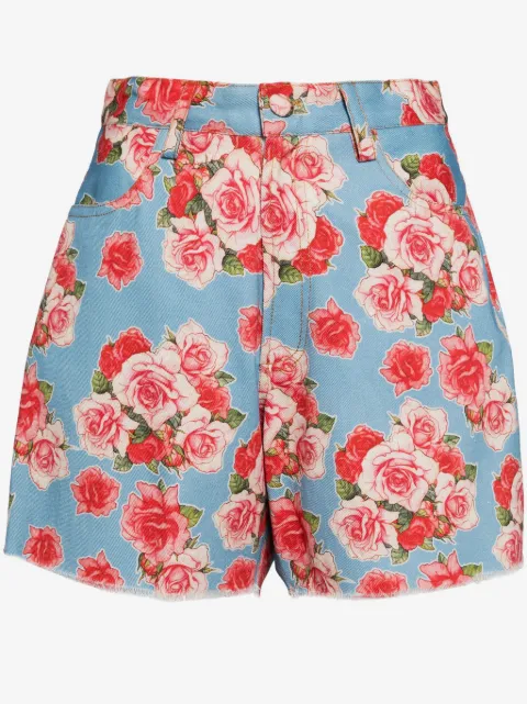 Bambah Rose denim shorts