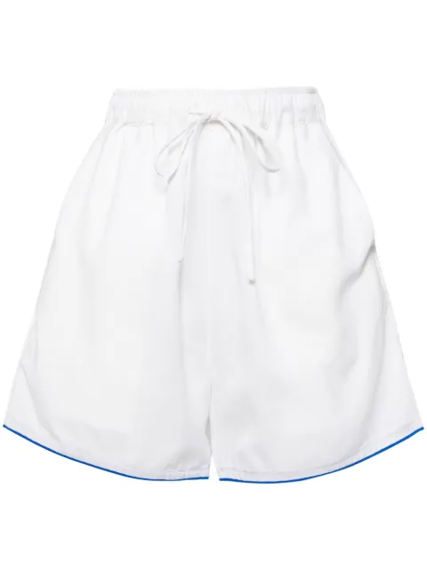 Bambah Hibiscus linen shorts